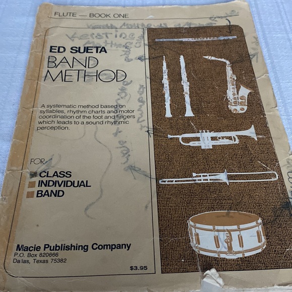 VTG - 3 Ed Sueta Band Method Books - flute, trombone, & trumpet/cornet - Picture 6 of 10